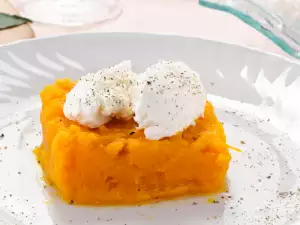 Calabaza hervida con leche