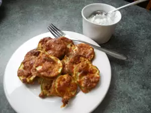 Calabacines con parmesano y ajo