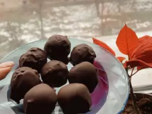 Bolitas saludables con mantequilla de cacahuetes