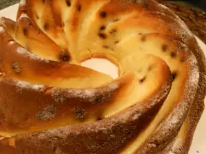 Pastel de ricotta con gotas de chocolate, sin harina