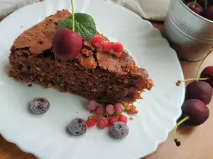 Tarta de chocolate con almendras