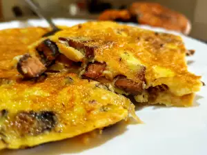 Tortilla de robellones (níscalos)