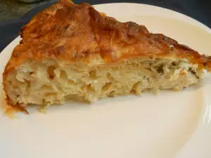 Börek turco relleno de queso y perejil