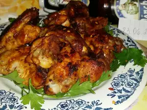 Alitas de pollo al horno crujientes