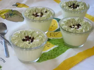 Panna Cotta de Vainilla con Mousse de Aguacate