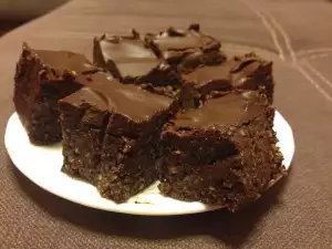 Brownie vegano sin horno