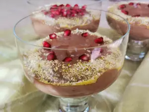 Mousse de chocolate vegana