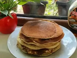 Tortitas veganas con leche de almendras