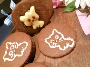 Galletas de cacao con mazapán