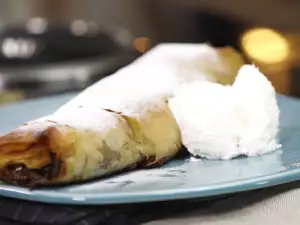 Strudel vienés de manzana con sabor a limón