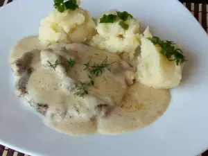 Filetes de cerdo con salsa al aroma de tomillo