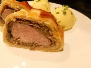 Solomillo de cerdo Wellington