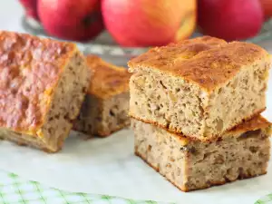 Bizcocho salado con salvado de avena y requesón