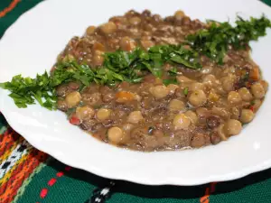 Guiso de lentejas y garbanzos