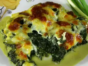 Espinacas gratinadas al horno