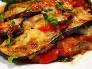 Cazuela de verduras con berenjenas y tomate