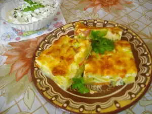 Delicioso gratinado de calabacín y patata