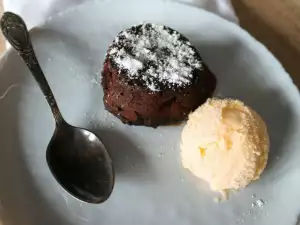 Soufflé de chocolate saludable