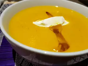 Crema de invierno con nabo, chirivía y patatas