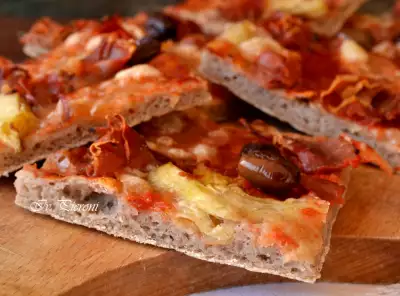 Pizza Capricciosa sin Gluten - Receta 