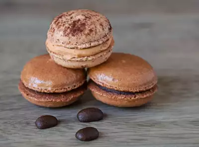 Macarons de chocolate - Receta 