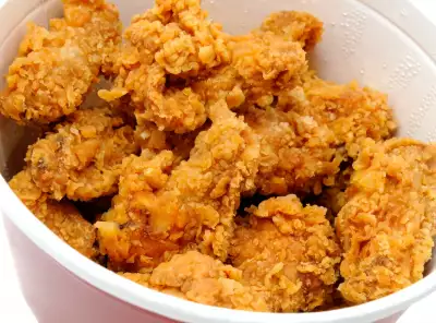 Alitas de pollo tipo KFC - Receta 