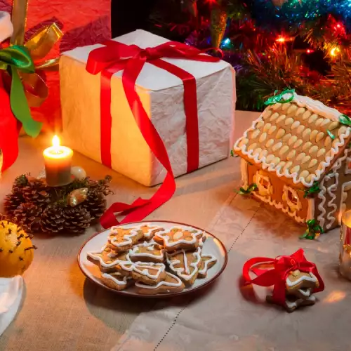 Casita Navideña - la deliciosa obra maestra de la decoración para Navidad