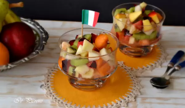 Macedonia de frutas al estilo italiano