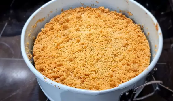 Crumble con manzana y pera