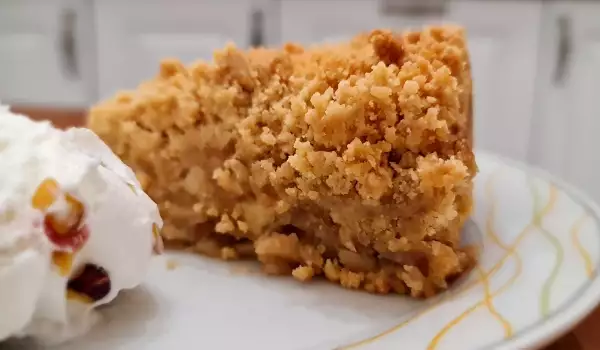 Crumble con manzana y pera