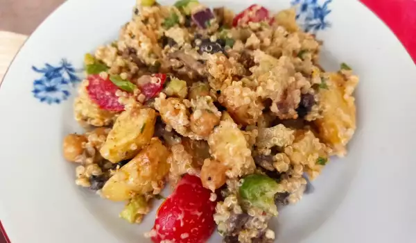 Rica ensalada de quinoa