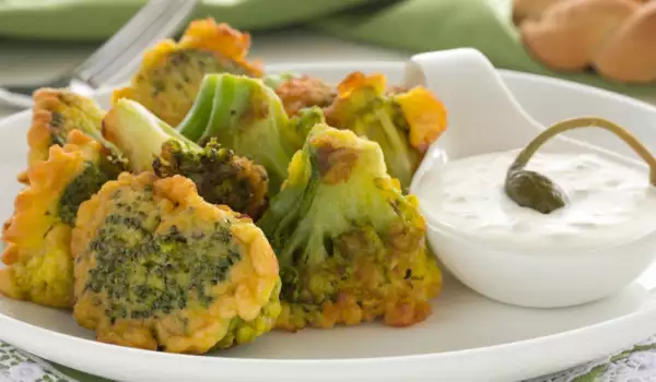 Brócoli rebozado con sésamo