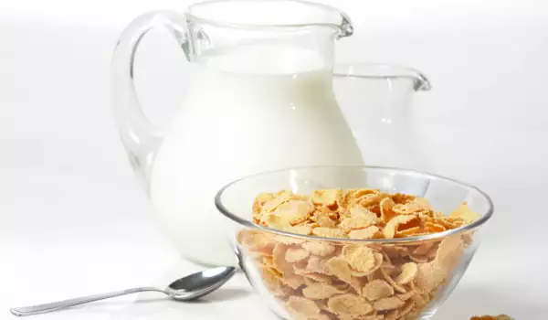 Desayuno de copos de maíz