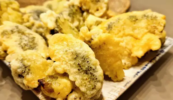 Brócoli en tempura