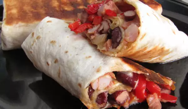 Burrito Chimichanga con pollo