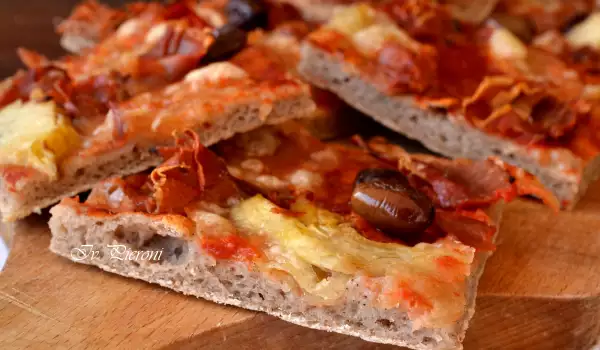 Pizza Capricciosa sin Gluten