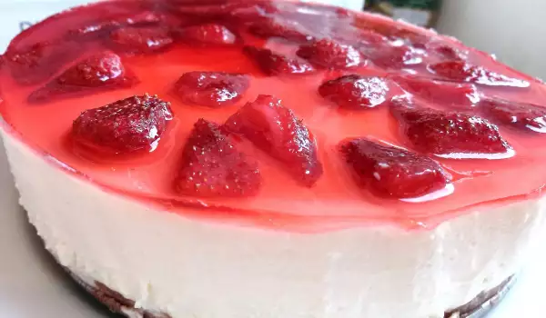 Cheesecake de fresas rápido en 20 minutos
