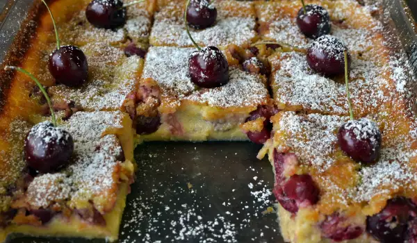 Tarta de cerezas para invitados