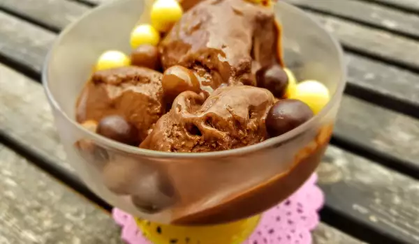 El auténtico helado de chocolate casero