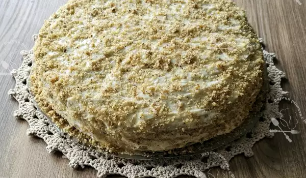 Tarta de celebraciones con miel