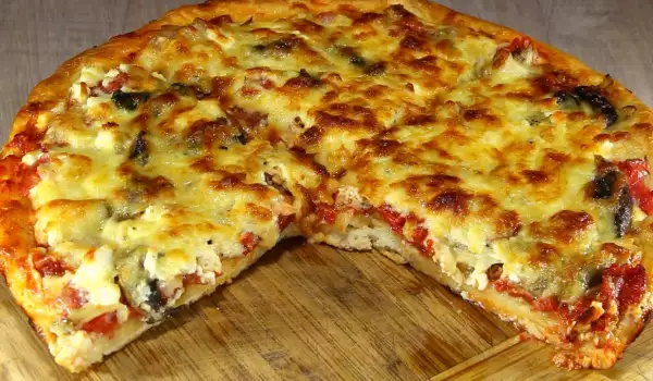 Pizza Keto con Coliflor