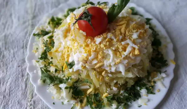 Ensalada de patatas súper esponjosa