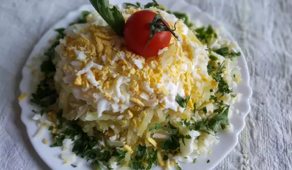 Ensalada de patatas súper esponjosa