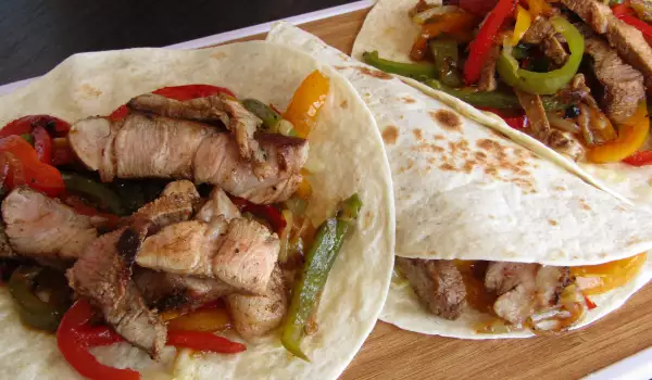 Fajitas de cerdo