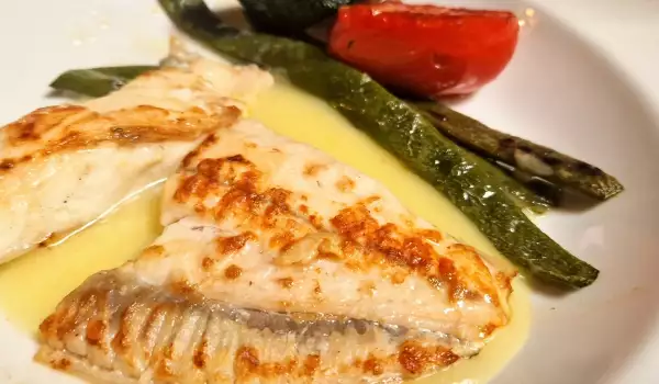 Filete de rodaballo con salsa de trufa blanca