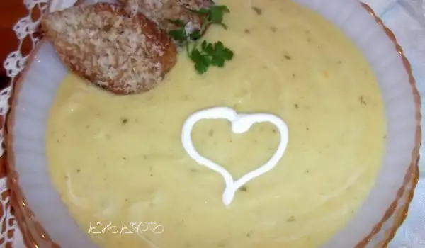 Sopa francesa de patatas