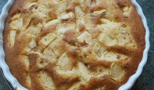 Tarta francesa de manzana con canela
