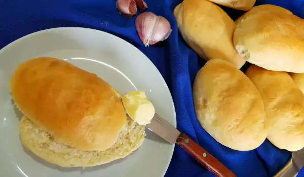 Panecillos de ajo para sándwich o mini bocadillo