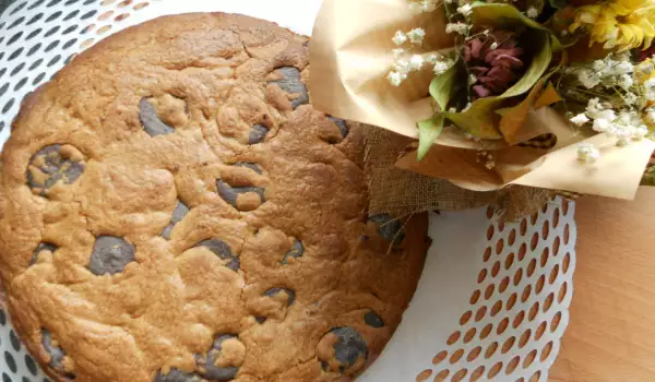 Galleta gigante de chocolate