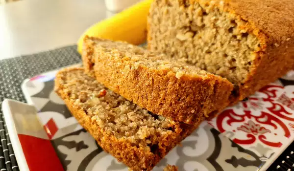 Pan de plátano con harina integral